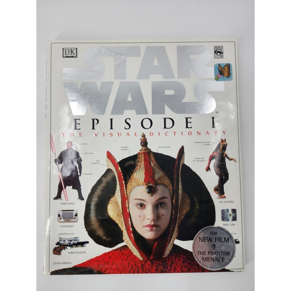 Star Wars Visual Dictionary & Episode I The Phantom Menace DK Books HardcoverSet